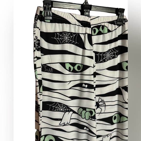 Celebrate Halloween Mummy Glow In the Dark Matching Pajama Set Sz L (12/14) - Picture 14 of 14